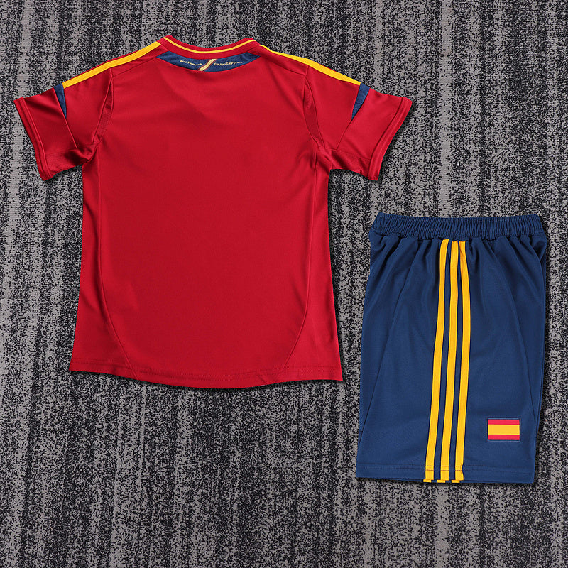Camisa Spain retrô infantil 2012