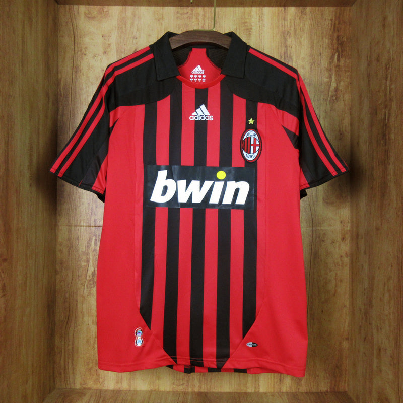 Camisa 2007/08 Ac Milan retrô 2007/08