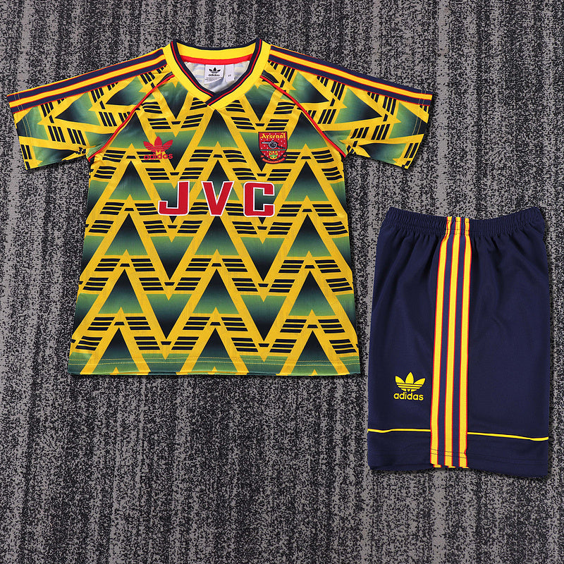 Camisa 1991 93 Arsenal retrô infantil