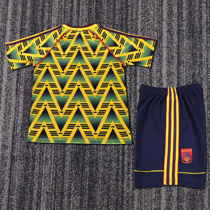 Camisa 1991 93 Arsenal retrô infantil