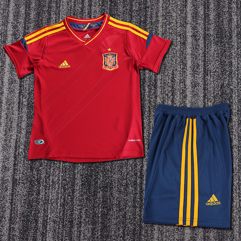 Camisa Spain retrô infantil 2012